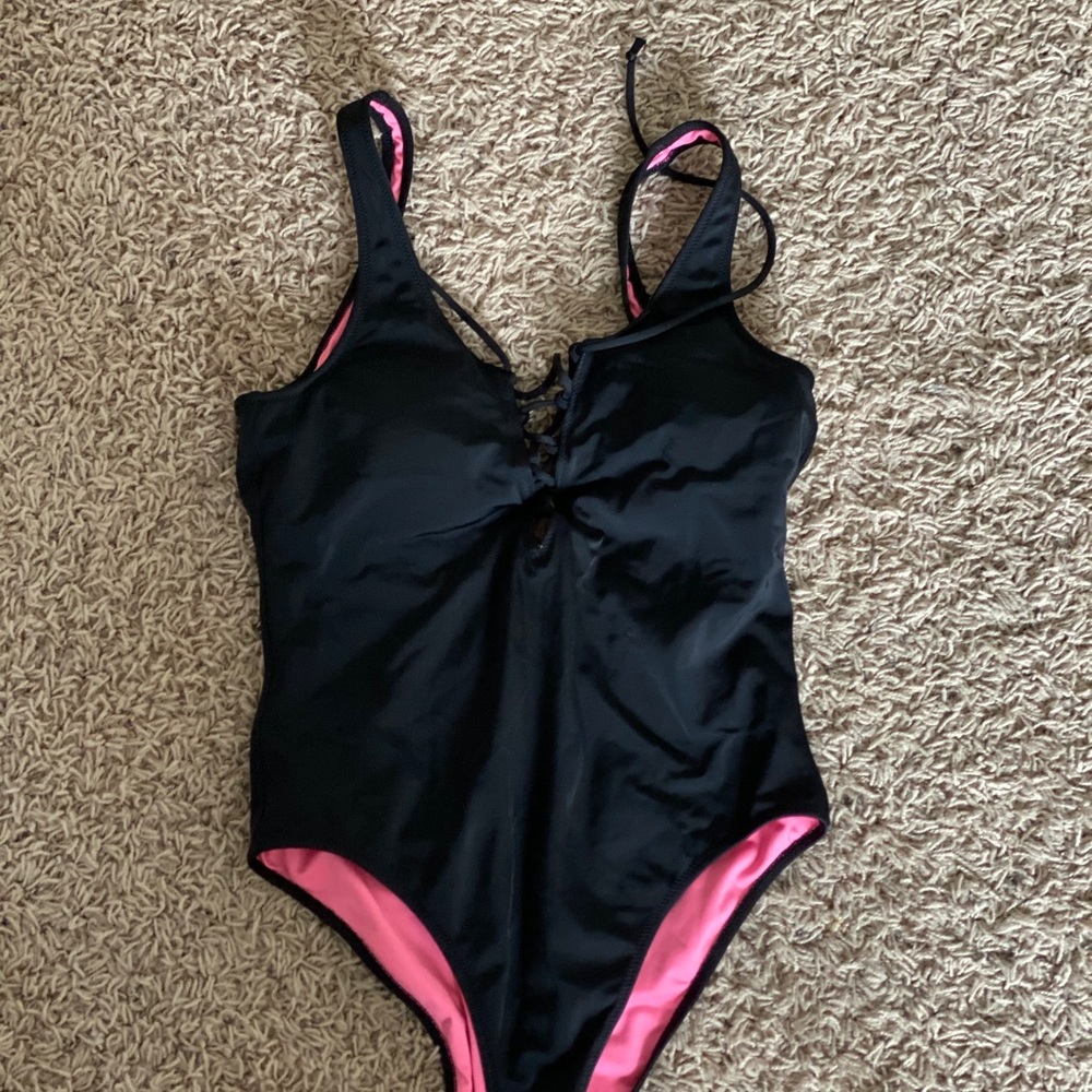 Black One Piece Swimsuit